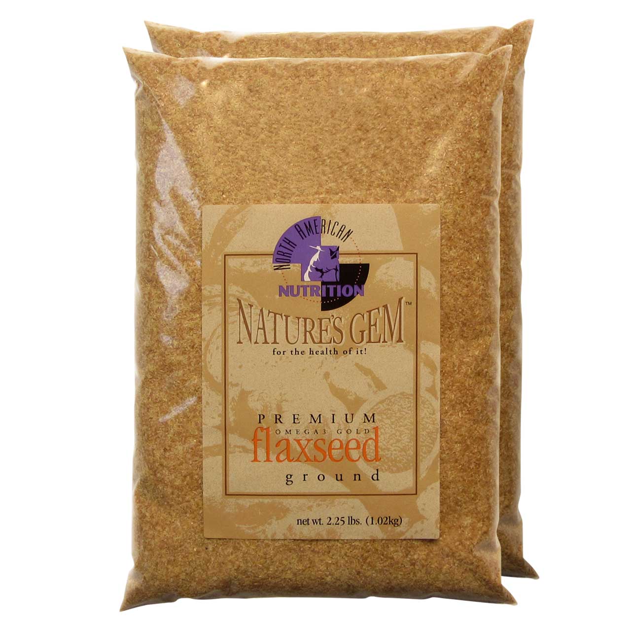 Premium Whole Golden Flaxseed 2.25LB Bag from Goldenflax.com